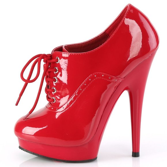 Platform High Heel Lace Up Ankle Boots - Picture 2 of 5